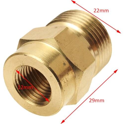 1pc New Washer Snow Foam Lance Adapter Coupler 1/4" F - M22 For Kranzle Karcher