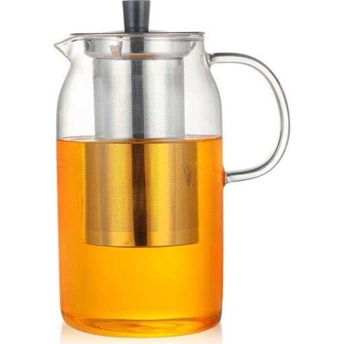 1200ML SuperLarge Iced Water my Bottle Heat-resistant Glass Juice tea set infuser Health Life House Decoration Jug beer