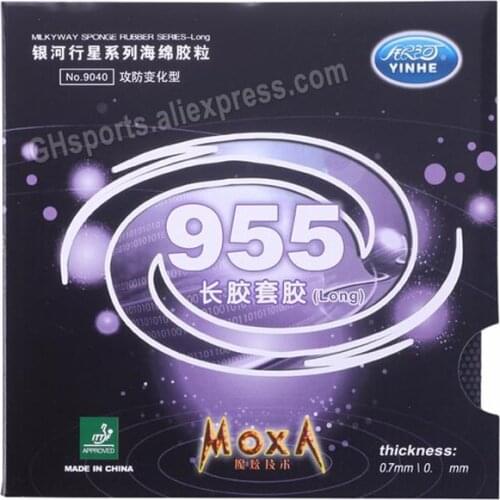 2 Pcs YINHE 955 Pips-long Table Tennis Rubber Galaxy LONG PIPS Original YINHE Ping Pong Sponge