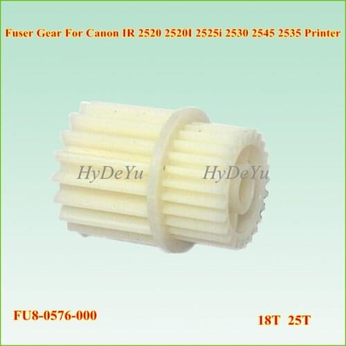 3PC FU8-0576-000 FU80576000 Fuser Drive Gear 18T 25T for Canon imageRUNNER iR 2520 2525 2530 IR2520 IR2525 IR2530