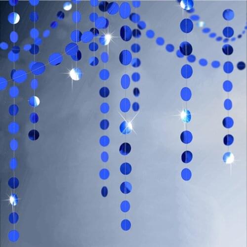 4M Moon Star Round Paper Garlands Baby Shower Decorations Boy Girls Birthday Party Decorations for Kids Gender Reveal Party DIY