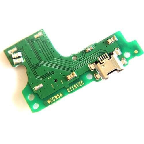 For Huawei Y6 2019 USB Charging Port Dock Connector Module Board Microphone Flex Cable