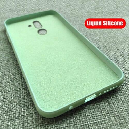 HATOLY Skin-friendly Case For Huawei Mate 20 Lite Liquid Silicone Cases For Huawei Mate 20 Lite Slim Soft TPU Microfiber Cover