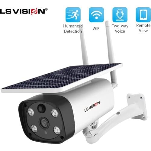 1080P 2MP Solar Wireless Battery Camera WIFI Outdoor Security IP Camera IP66 Waterproof IR Motion Detection CCTV Surveillance