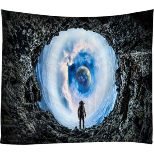 Creative 3D Painting Eye In The Sky Hole Tapestry Wall Hanging Bed Spread Beach Towel Table Cloth Yoga Mat Large Size
