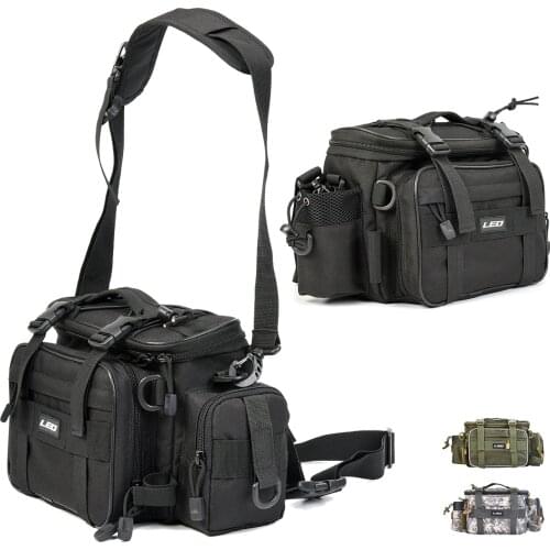Multifunctional Lure sub-package LUER fishing gear bag camera bag outdoor Free Shipping