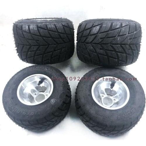 Site Racing Bicycle Kart Modified Accessories 10x4.50-5 11x7.10-5-Inch Rain Tire Aluminum Wheel Hub