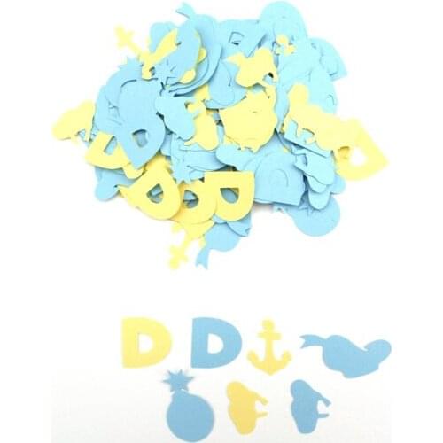 Baby Donald Duck Light Blue and Light Yellow Themed Party Set of120 Assorted Pieces Clubhouse Table decor scrapbook favors