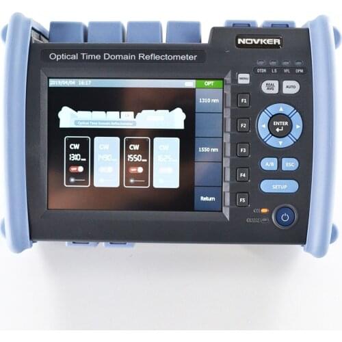 OTDR NK6000 Original 1310/1550nm 35/33dB Multi-Function Optical Time domain Reflectpmeter 5mw touch screen