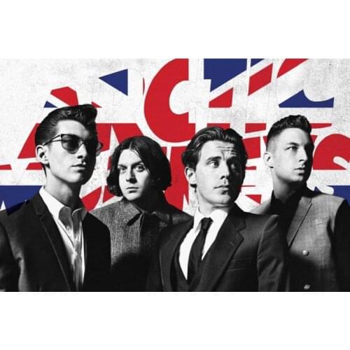 Custom Your Favourite Photos Posters Arctic Monkeys Flag 27x40cm Living Room Poster Birthday Gift