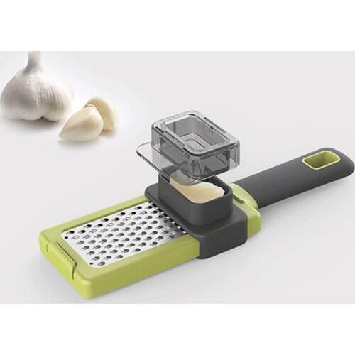 Stainless Steel PP Garlic Presses Ginger Cutter Plastic Grinding Tools Kitchen Grater Grinder