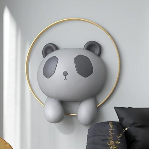 Contemporary and Contracted Panda Wall Hanging Decor Kawaii Decoration Room Room Decoration Bedroom Decor Home Decoration Wall