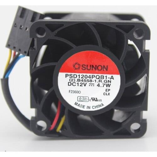 SUNON 4028 PSD1204PQB1-A DC 12V 4.7W 40*40*28mm 4 Line PWM Cooling Fan