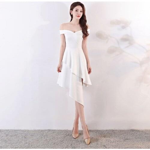 Corzzet White Off Shoulder Strapless Slash Neck Backless Dress Sexy Slim Evening Party Night club Dresses Elegant Women Vestidos