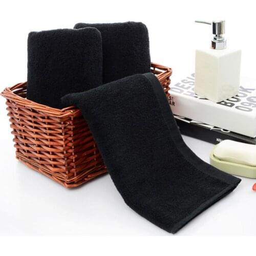 1pcs Adult Child Solid Cotton Bath Soft Water Absorption Bathroom Beach Face Towel Comfortable toalhas de banho