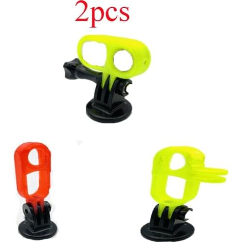 2pcs Insta360 Multicolor Gopro Accessory Extension Mount Fixing Bracket Protective Border Black Base Adapter for RC FPV Model
