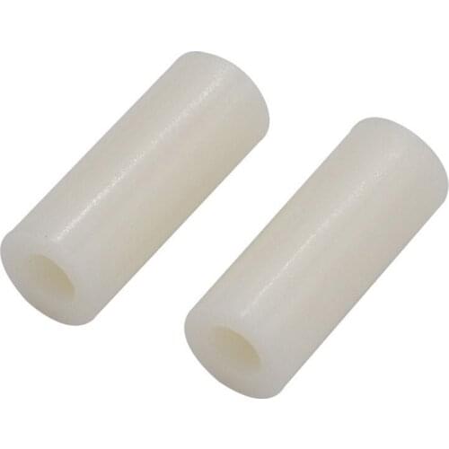 20pcs Inner diameter 5mm outside diameter 9mm ABS Plastic Isolation Column Circular Hole Casing Cylindrical height 10mm-25mm
