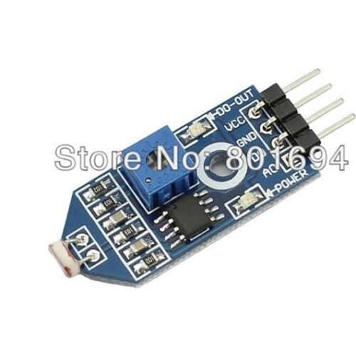 3.3V-5V Photoresistor Sensor Module Built In Comparator Chip LM393