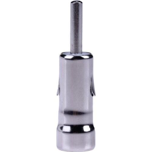 Auto Radio Antenna Adapter Auto Stereo Aluminum MP3/CD Player Antenna Aerial Connector Plug ISO to DIN Car Accessories