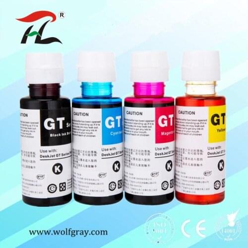 YI LE CAI compatible 400ml color dye Ink refill kit for HP 655 5820 Ink Advantage 3525 4615 4625 5525 6520 6525 printer