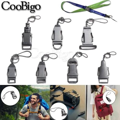 10pcs Detachable Buckle Plastic Black For Lanyard Worker Tag ID Card Holder Bag Cell Phone Accessories 7 Style Pick