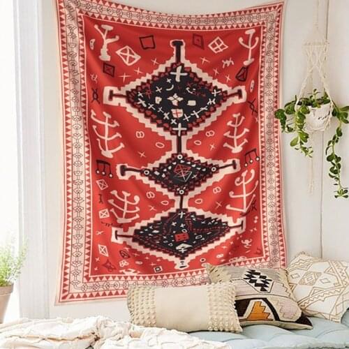 India Witchcraft Tarot Tapestry Black and White Wall Hanging Sun Moon Tapestry Wall Carpet Tapiz Cute Tiger Girls Wall Cloth