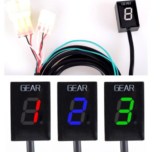 Motorcycle Gear Indicator for Suzuki GSR750 GSR 750 GS-R 750 GS-R750 2011-2017 Motorbike 1-6 Level LCD Digital Meter Fixed Ring