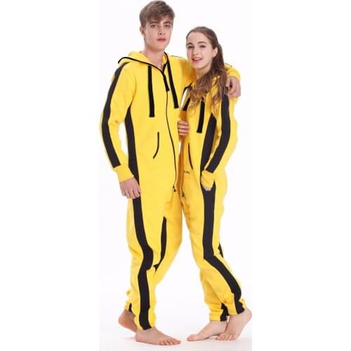 Kill Bill Design Romper Nordic Way One Piece Jumpsuit Hoody Fleece Adult Unisex Playsuit