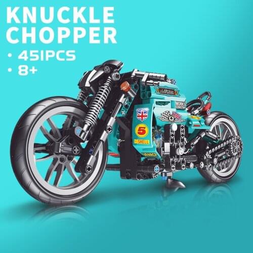 NEW Creator Expert Motorcycle City Bricks Model Technic Motorcycle Building Blocks Toys For Children Boys Gifts