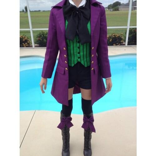 Black Butler Kuroshitsuji Alois Trancy cosplay costume custom made
