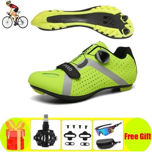MTB Cycling Shoes Sapatilha Ciclismo Athletic Racing Sneakers Professional Athletic Self-Locking Road Bike Bicicleta Carretera