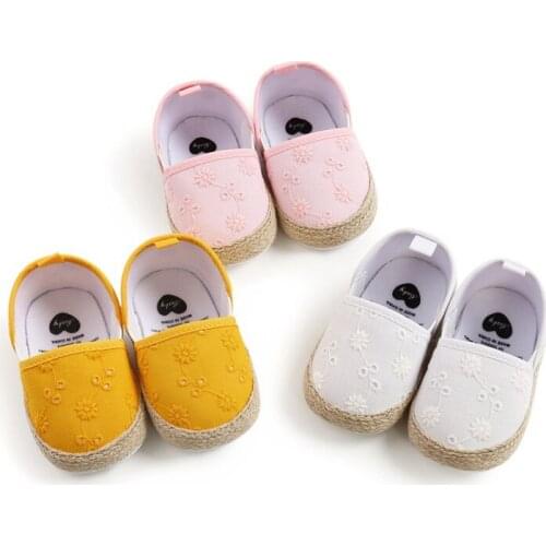 Baby Shoes Girl Breathable Anti-Slip Shoes Casual Walking Shoes Toddler Soft Soled First Walkers For 0-18M Spring-autumn Shoes