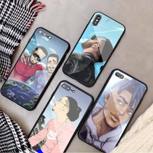 PNL Rapper Tempered Glass Phone Case For iPhone 6 6plus 7 plus 8 8plus 5 5S SE For iPhone X XS XR XS Max