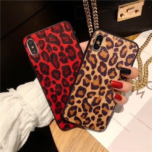 Luxury Leopard Plush Soft Phone Case For OPPO A9 2020 Cover A5 A5S A7 A92S A52 A53 A59 A91 A83 F11 F15 F5 F7 Reno 10X 2 2Z