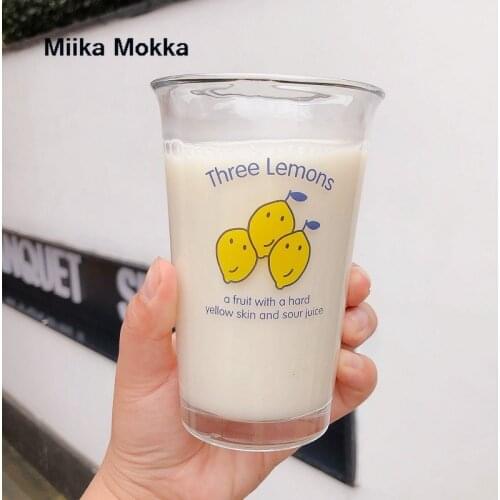 Glass Cup Coffee Mug High Quality Thicken Glass Mug Milk Coffee Tea Cup Cute Water Bottle