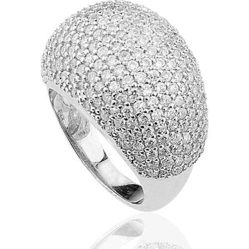 Tevuli 925 Sterling Silver Multi Cubic Zirconia Women Ring