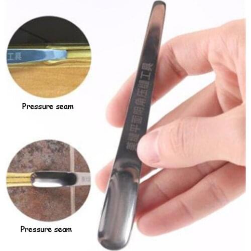 Stainless Steel Yin Yang Corner Beauty Shovel Press Bar Putty Knife Scraper Construction Tools For Floor Wall Ceramic Tile Grout