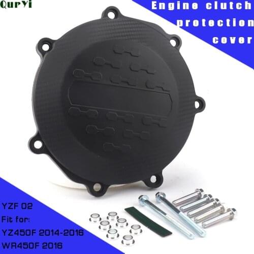 Motorcycle Clutch Cover Protection Cover Fit For YAMAHA YZ450F YZ 450F 2014 2015 2016 WR450F WR 450F 2016