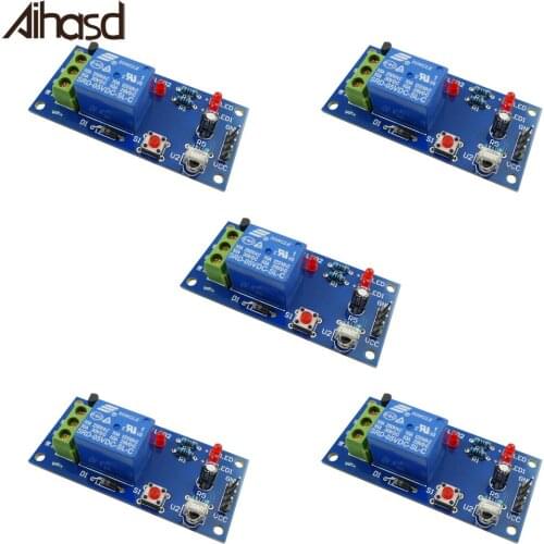 5PCS/LOT 1 Channel infrared Remote Control 5V Relay Module Learning IR Switch Module