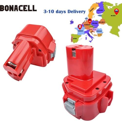 3500mAh Replacement for Makita 9.6V Battery Ni-MH Rechargeable Battery for Makita 9122 9120 6222D 6203D 6260D 6226D 192595-8 L7