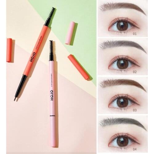 4 Colors Double-headed Eyebrow Pencil Natural Long-lasting Waterproof And Sweat-proof Eyebrow Pencil Eye Makeup Cosmetic TSLM1