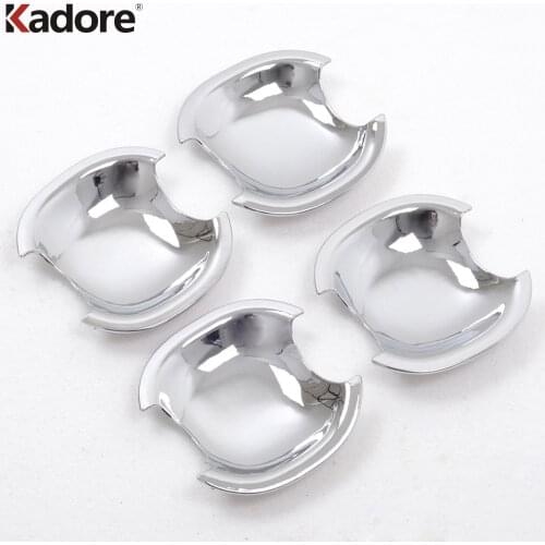 Side Door Handle Bowl Cover Trim For Toyota Camry 2012 2013 2014 2015 Chrome Door Handle Cup Frame Car Styling Accessories 4pcs