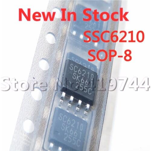 5PCS/LOT SC6210 SSC6210 SOP-8 LCD power management chip In Stock NEW original IC