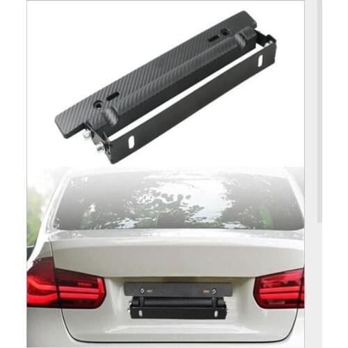 ABS Adjustable Racing Universal Car License Plate Frame accessories for Jaguar XF XJ XJS XK S-TYPE Chrysler Cruiser Sebring Town