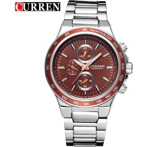 2019 CURREN New Men Watch Fashion Casual Sports Men Stainless Steel Clock Analog Military Quartz Wristwatch relogio masculino