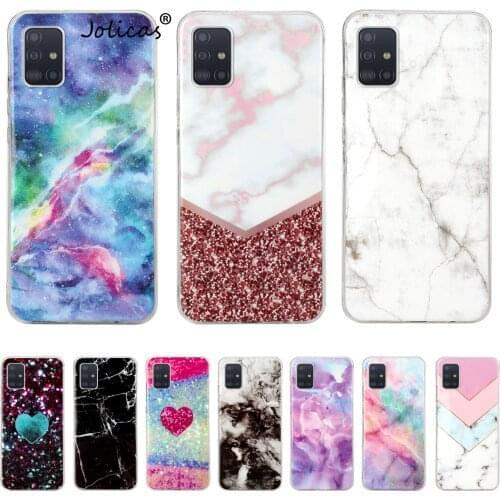Starry Pattern Eye Flip Cases For Samsung A51 Samsung Galaxy coque A51 5G A71 A11 A21 A01 A41 A31 Portable Soft TPU Protector