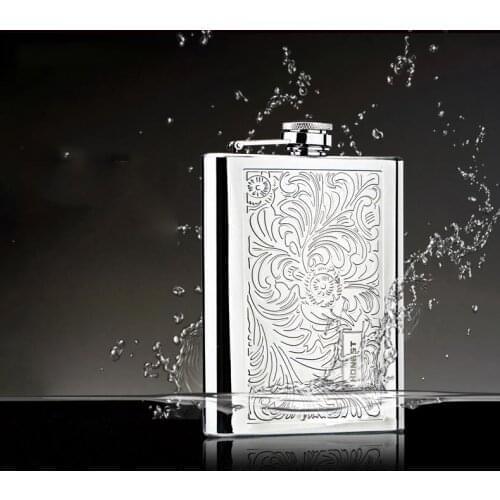 Good quality 304 stainless steel hip flask,8 oz flask for alcohol
