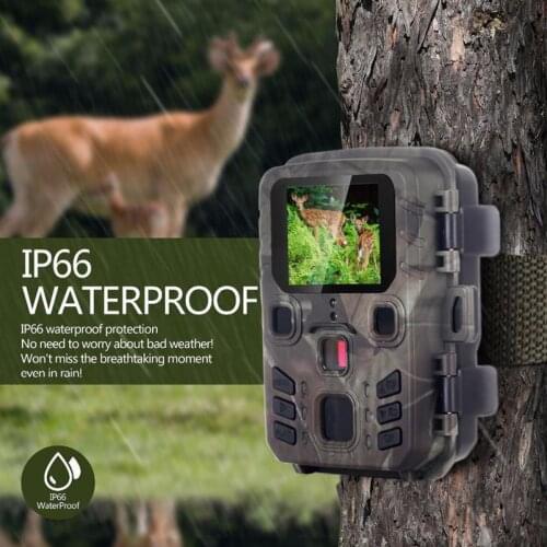 Hunting Camera Photo Trap 12MP 1080P Trail Hunting Camera Wildcamera Wild Surveillance Mini301Night Version Wildlife For Outdoor