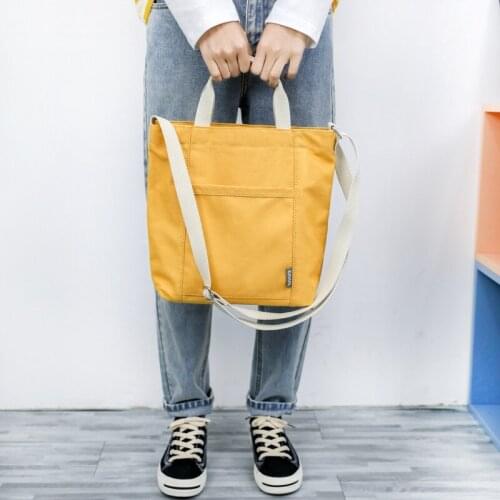 Quality Handbags for women 2020 new canvas cloth shoulder messenger bag reusable environmental storage shopping tote bags