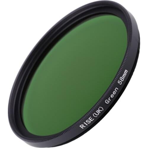 Camera Filter 58mm Full Green Color Lens Filter for Nikon D3100 D3200 D5100 SLR Camera Lens